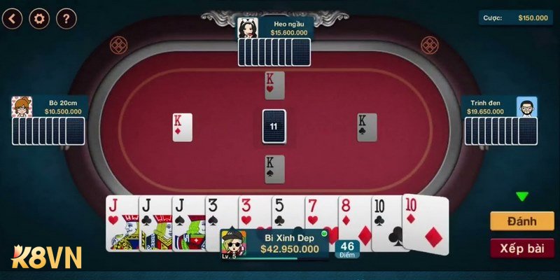 Giao diện game bài gây ấn tượng với người chơi
